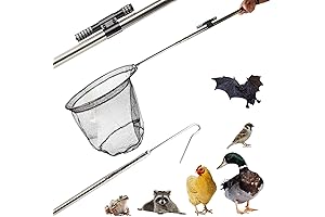 Fishing Net with Chicken Catcher and LED Light