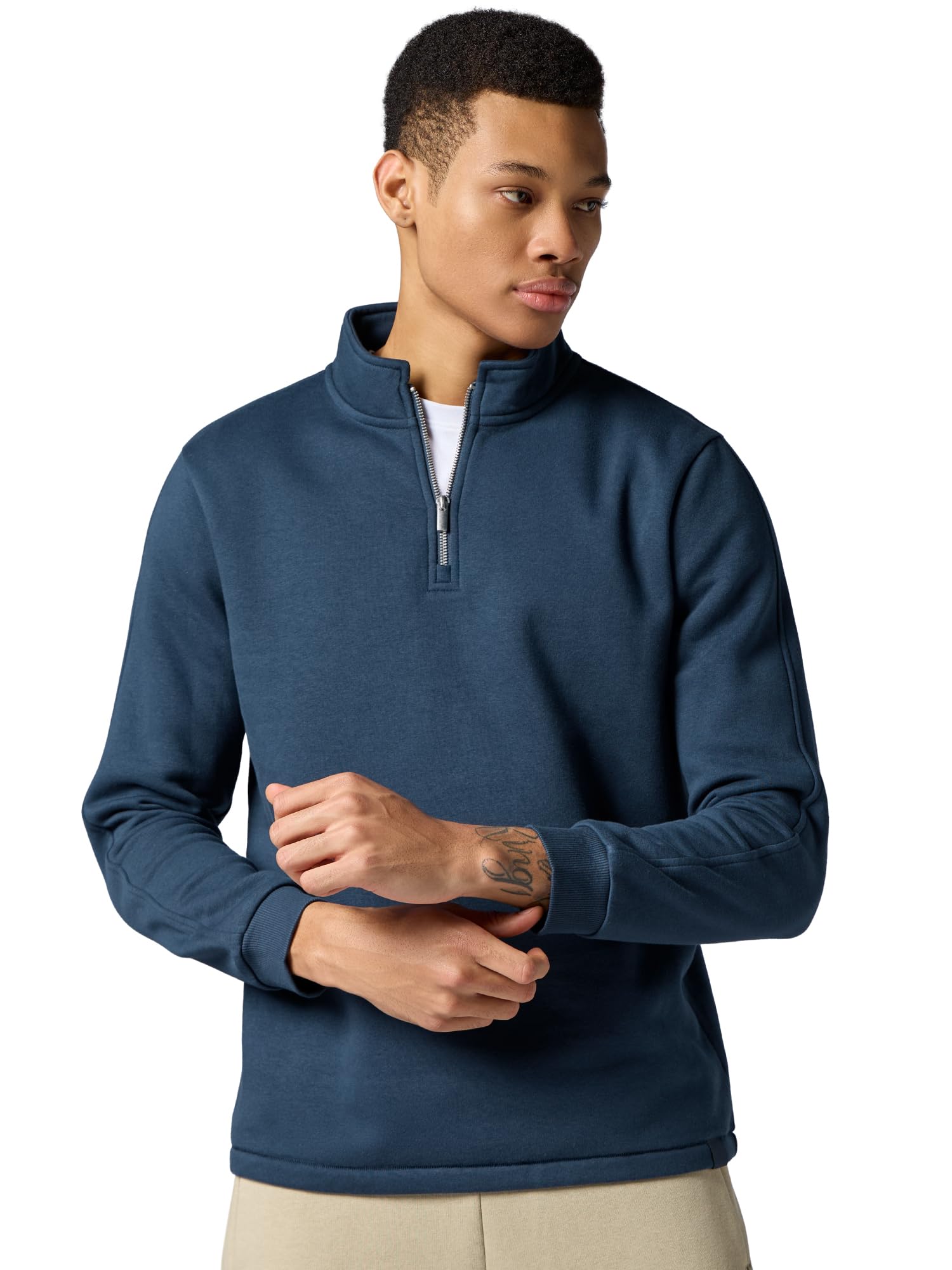 xyxx IntelliSmooth Pulse Relaxed Fit Half-Zip Sweatshirt For Men-picture-15