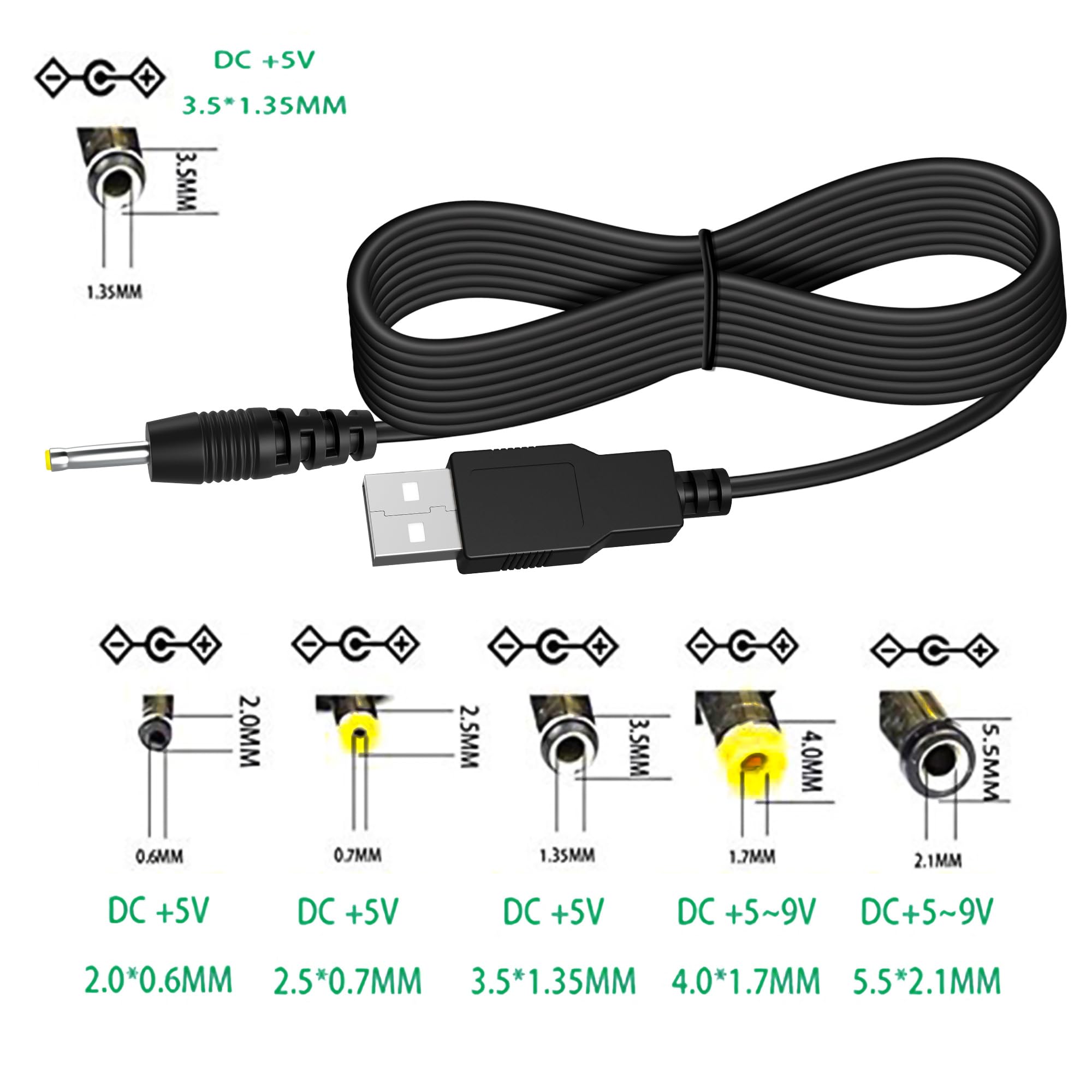 J-ZMQER USB Charger Power Cord Cable Compatible with Braun Beard Trimmer MGK 3010 MGK 3020 MGK 3021 MGK 3025 MGK 3210 MGK 3220 MGK 3221 MGK 3225 MGK 3921 BT 3000 BT 3020 BT 3021 BT 3022 BT 3221 3222