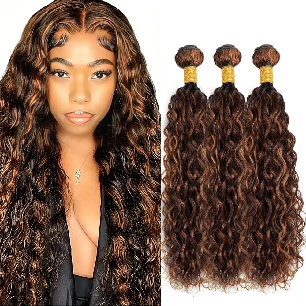 P430 Bundle Human Hair Bundles - Two Tone Water Wave