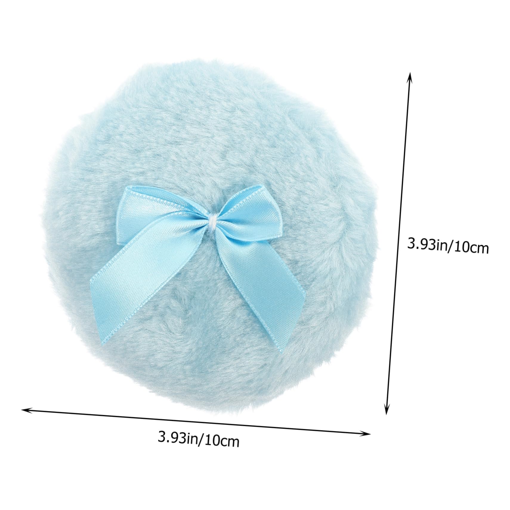 Healeved Baby Refreshing Powder Puff 3pcs Soft Talcum Powder Gentle for Baby's Skin