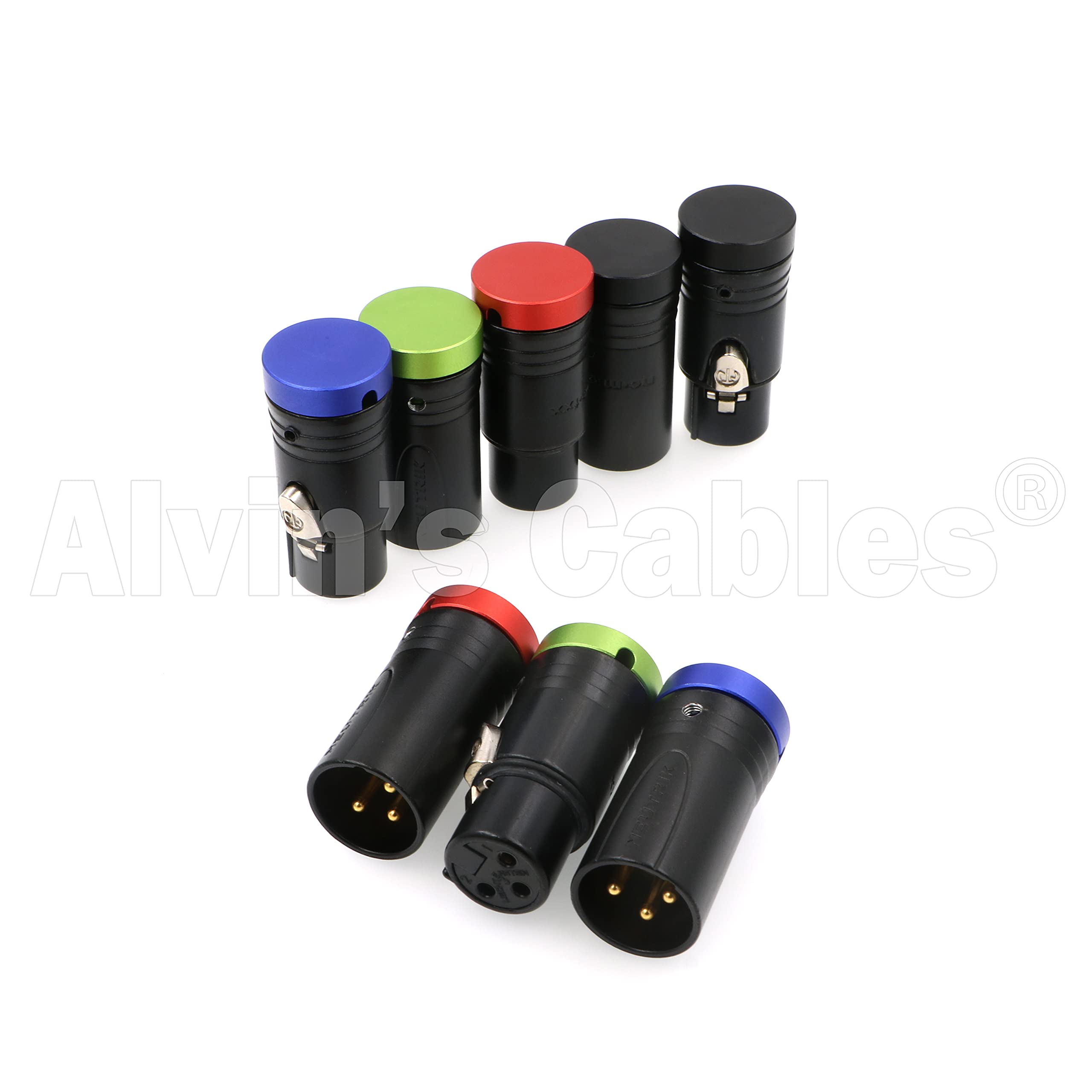 HangTon Audio-kabelvergrendeling 1/8 inch 3,5 mm mini naar low-profile XLR 3 -pins mannelijk voor SONY D11 D12, Sennheiser Evolution 100 300 500 ontvanger naar camera geluidsapparaten mixer recorder 50 cm (groen