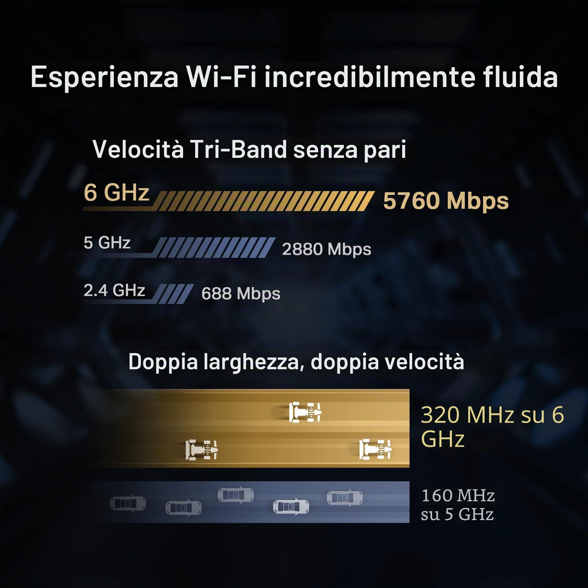 TP-Link WiFi 7 BE9300 PCIe WiFi Card Archer TBE552E | Scheda di rete Tri-Band per PC desktop | Bluetooth 5.4 | Antenna ad alto guadagno | MLO, WPA3 | Supporta scheda madre AMD/Intel | Non compatibile
