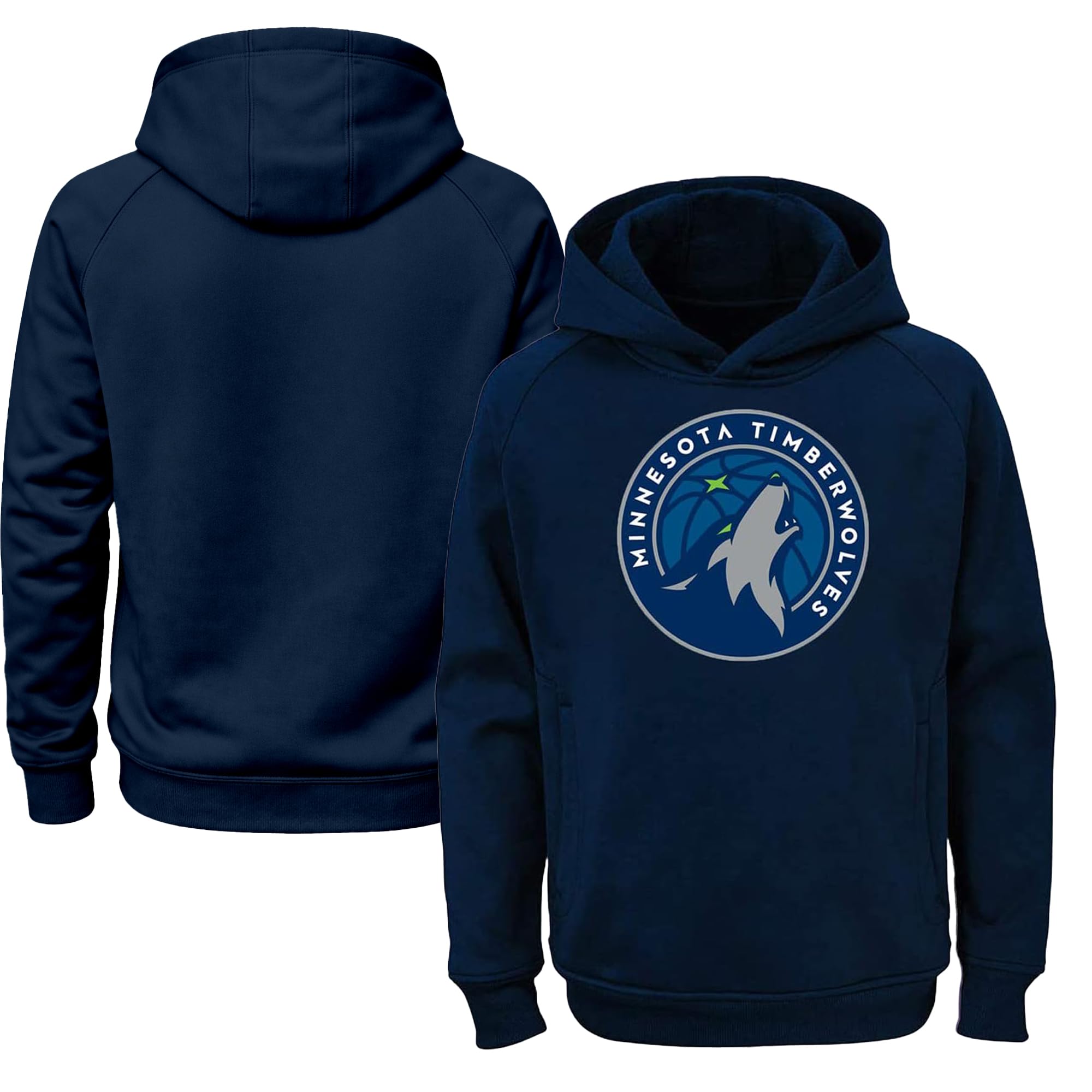 Felpa con cappuccio NBA Minnesota Timberwolves Navy Outerstuff 10-12