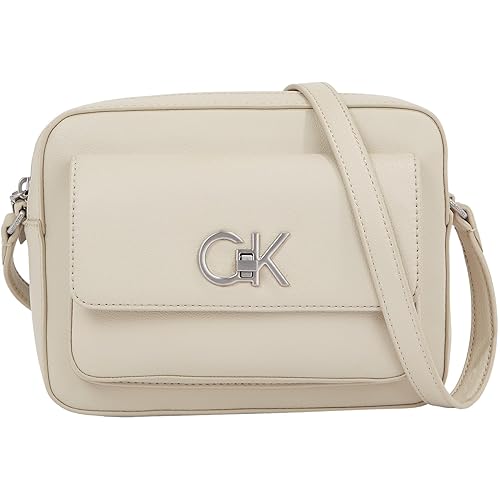 Immagine del prodotto Calvin Klein Borsa per Fotocamera Re-Lock W/Flap, Crossover Donna, Beige Pietra, OS