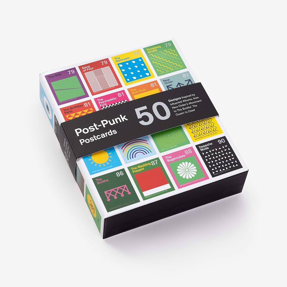 ミュージック POSTCARD GRAPHICS Post-Punk Postcards: 50 Designs Inspired by Influential