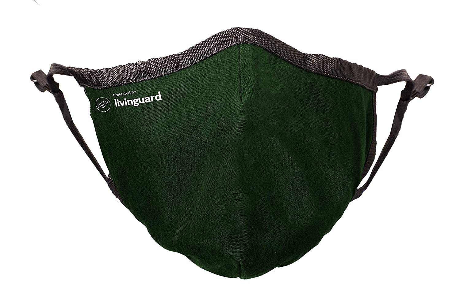 Livinguard Pro 100% Cotton 3 Layers Washable & Resuable Cloth Face Mask With Anti Microbial Properties for Unisex (Pack of 1) (Olive Green, Medium) (B08RCHTBMC) Amazon Price History, Amazon Price Tracker