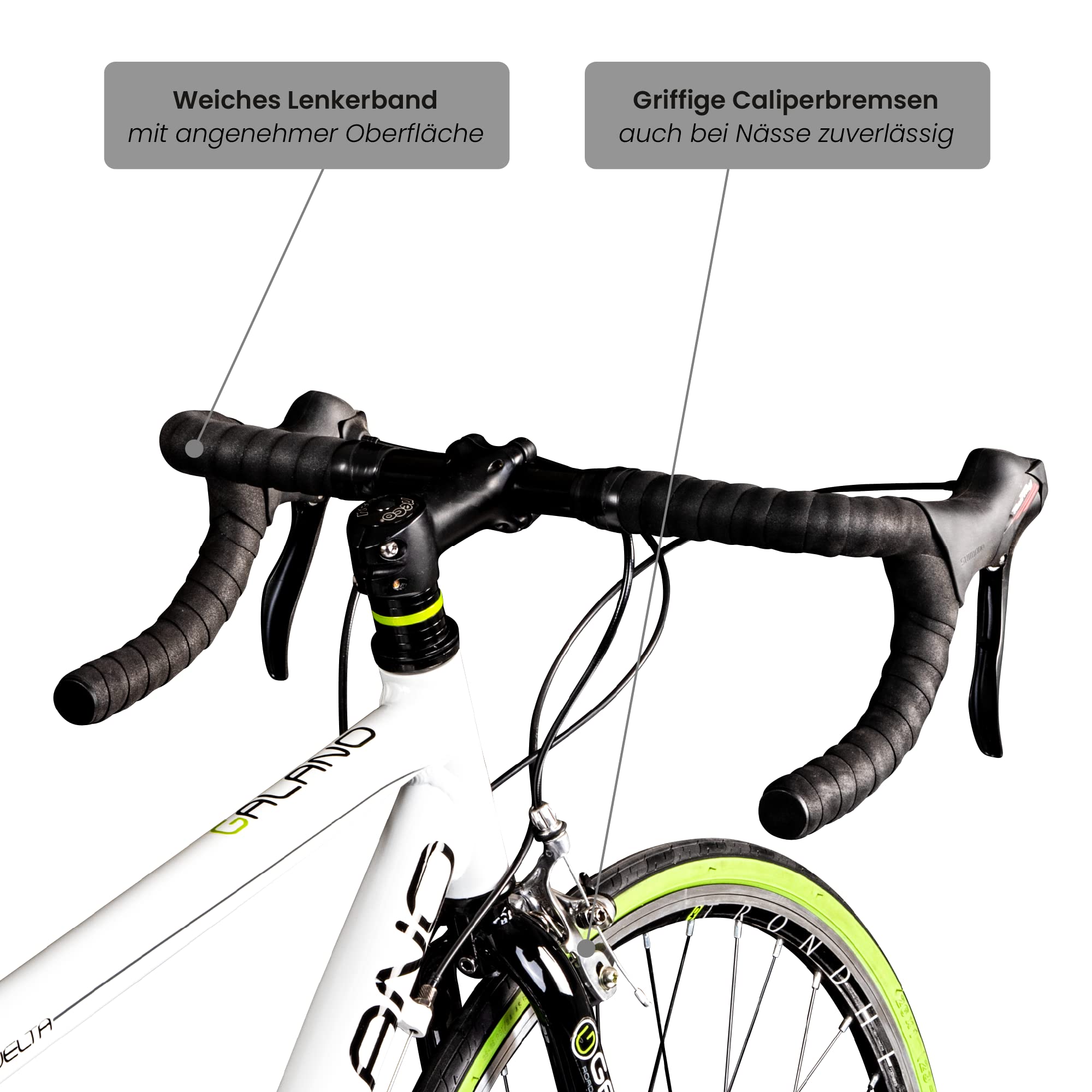 Galano Rennrad 26 Zoll Jugendrad Vuelta STI Jugendfahrrad 14 Gänge Fahrrad