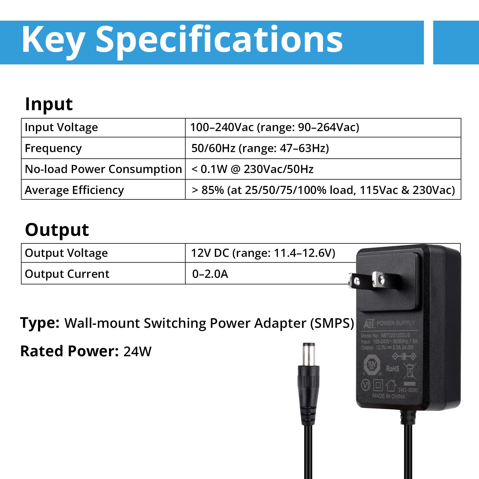 GeeekPi 10-Zoll 1U Rackmontage-Kühl-Lüftertray mit 12V 2A Netzteil