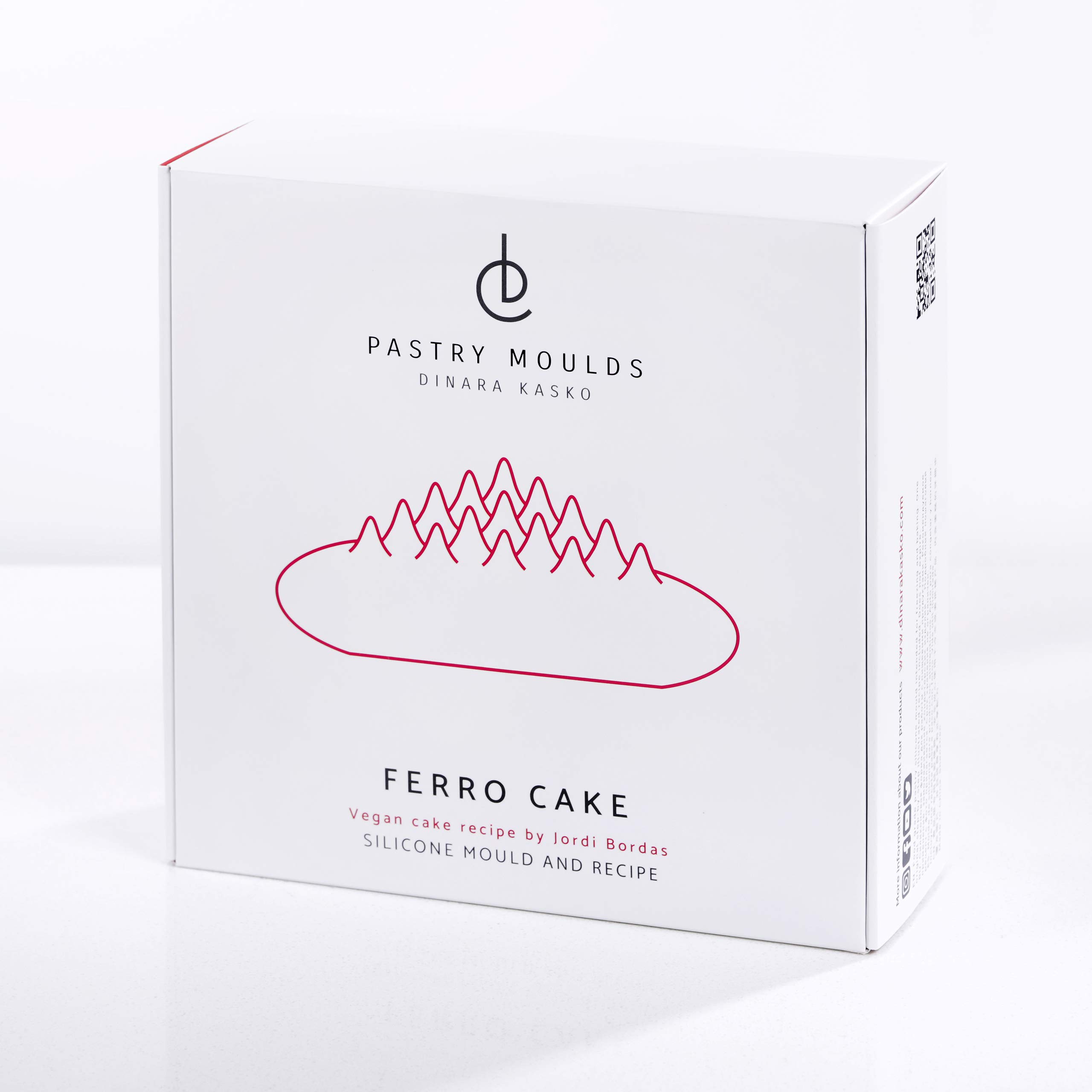 DINARA KASKO Original Silikon-Backform für veganen Mousse-Kuchen Ferro vom weltberühmten Konditorei