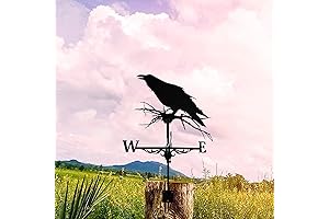 Nostalgic Animal Silhouette Metal Bat Weathervane