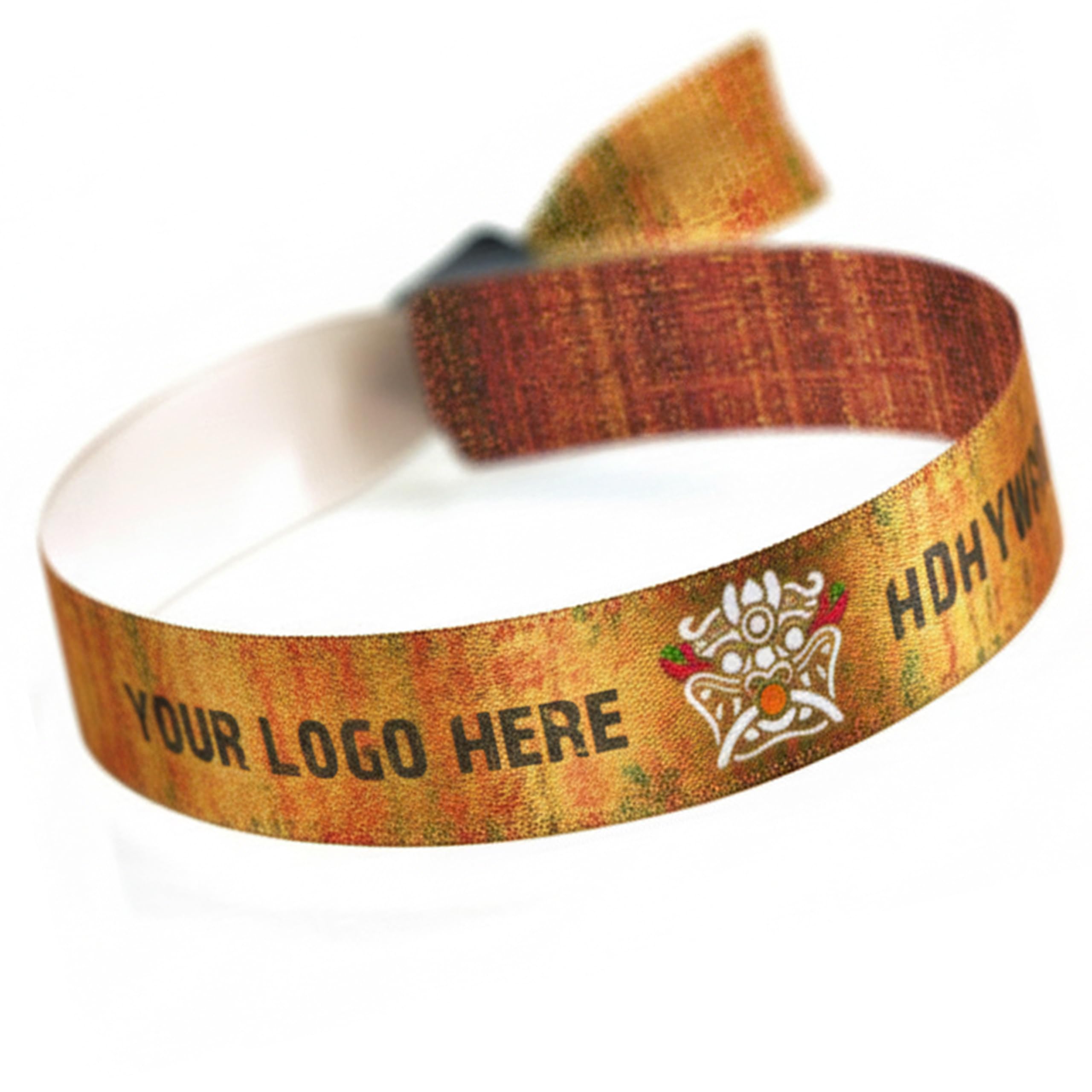 30/500/3000pcs Custom Cloth Wristbands,Color Customizable Personalized Event Wristband,VIP Fabric Bracelets Festival Gatherings Party Concert Admission (Color 2)