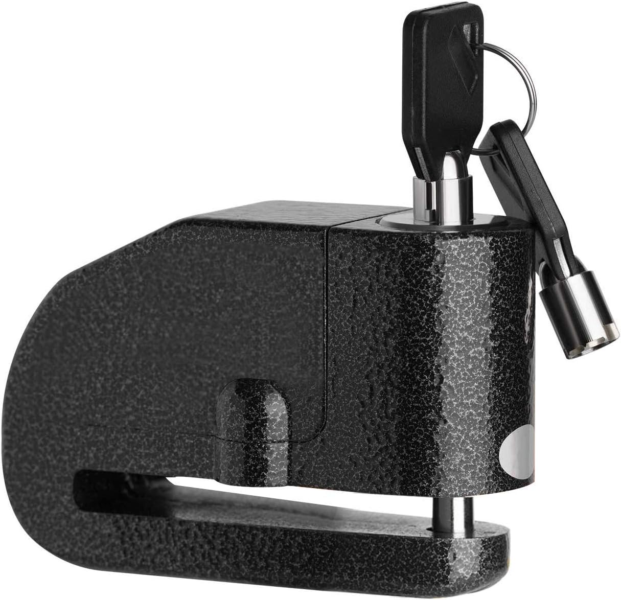 AllExtreme EXDAL1B Disc Lock Alarm Key Anti-Theft Protection for Motorcycles Bike Scooters 110dB Loud Alerting Sound System Water-Resistant Vibration Sensor Security Alert for Vehicles