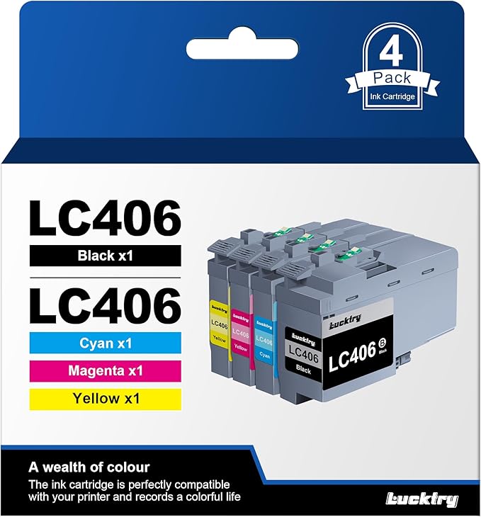 LC406 Ink Cartridges for Brother Printer for Brother LC406 ink Cartridges LC406