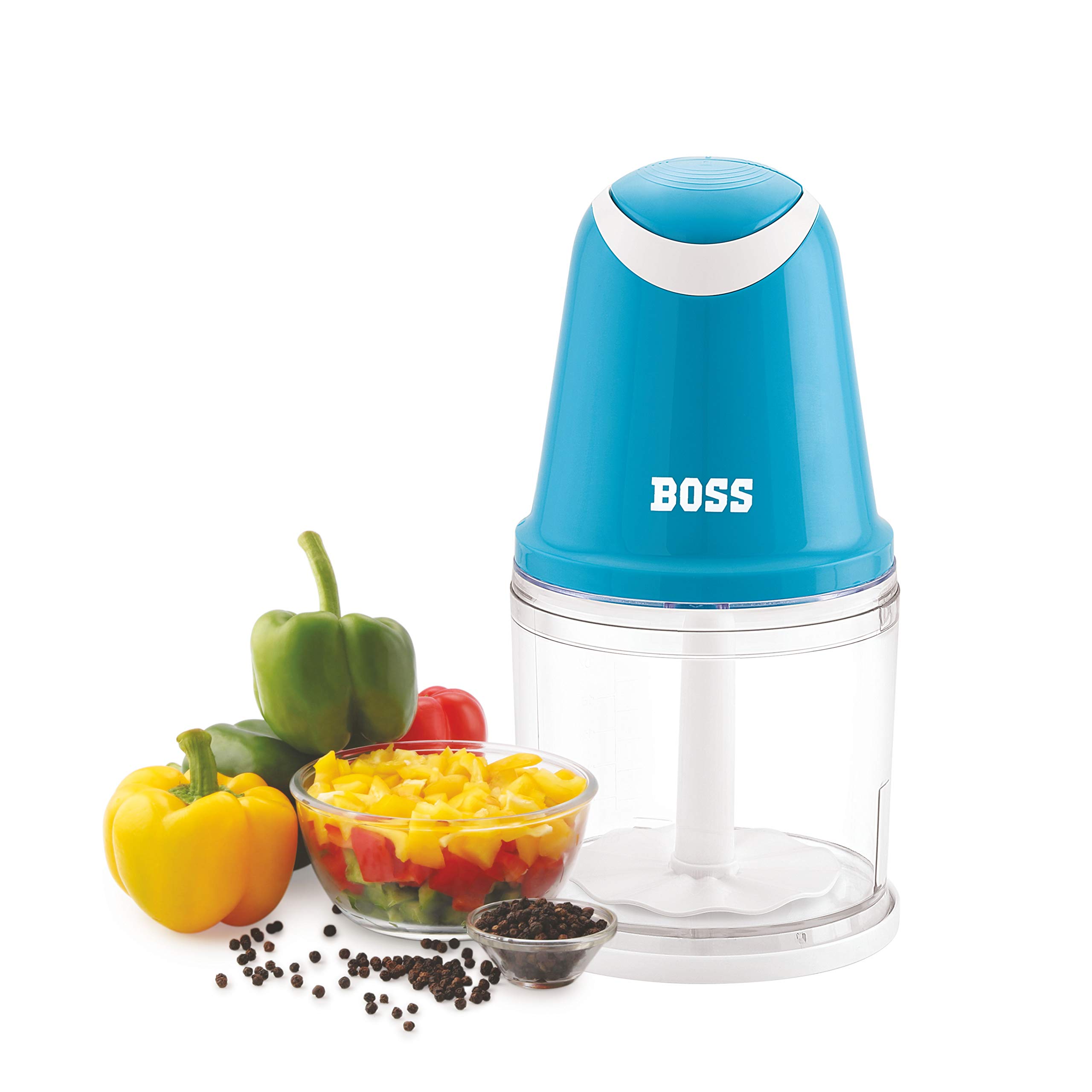 Speedy Vegetable Chopper 500 Ml, Blue ; Chopper & Whisk Blades