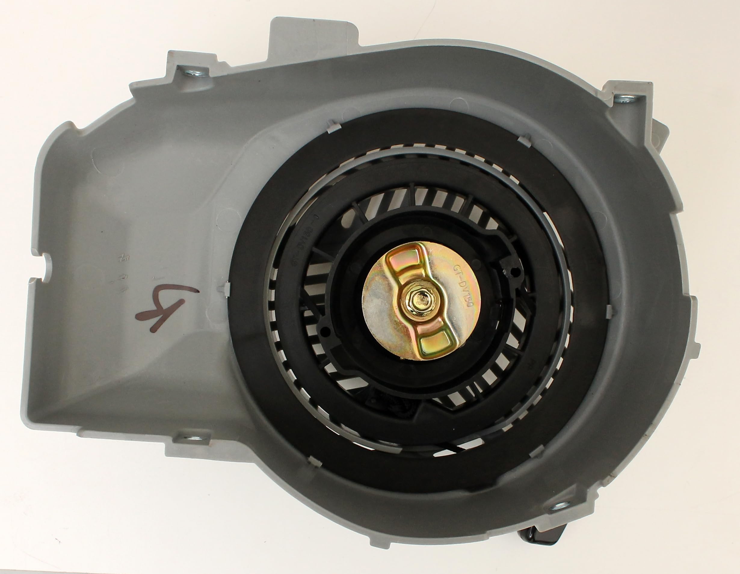 Original Scheppach Seilzugstarter komplett für Benzin Rasenmäher | Ersatzteil für Sichelmäher LM141-46P, MS161-46, MP150-46, MP132-42, MS132-42, MP132-40, MS150-42 | Mulchmäher Handstarter