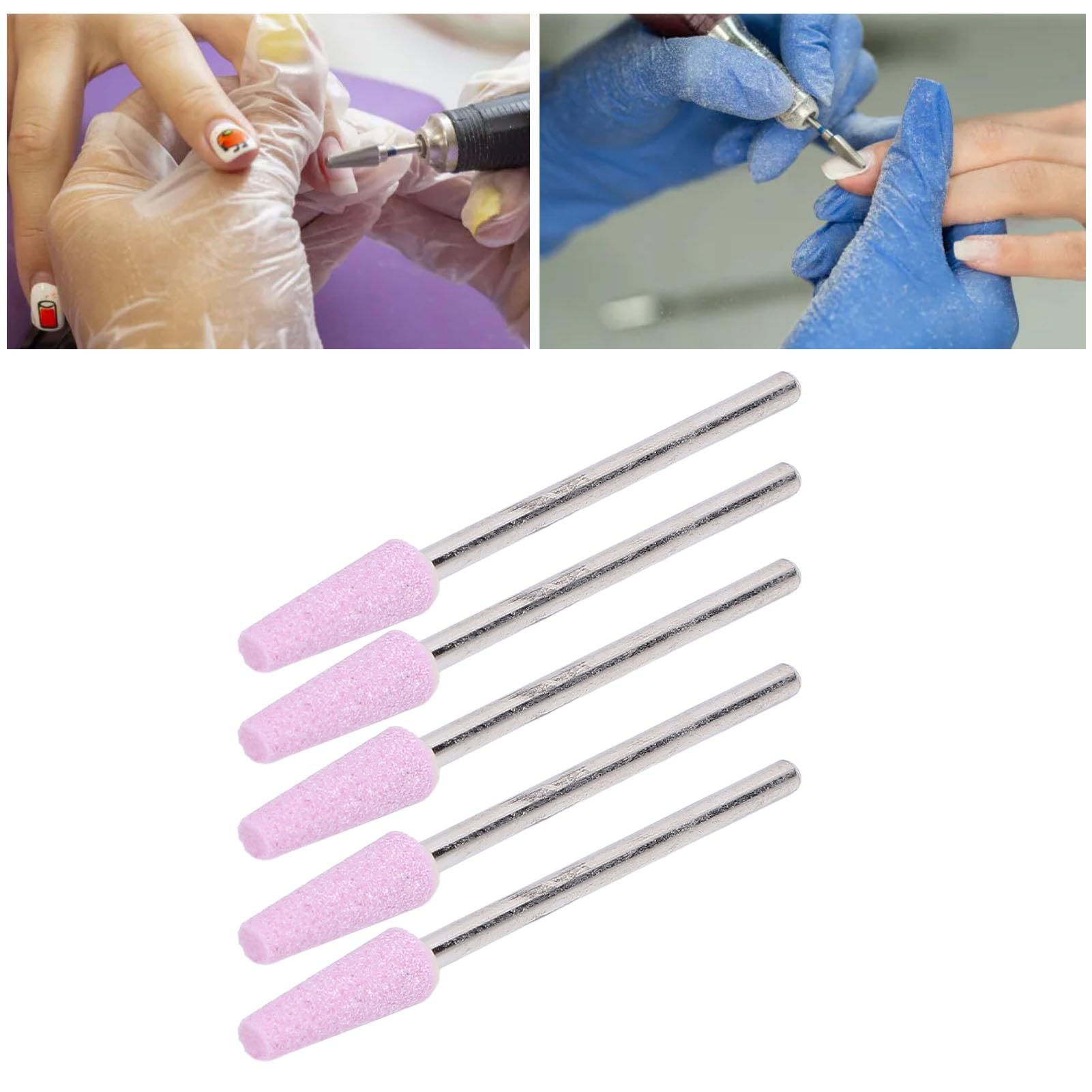 Quartz-Nagelfräser, 100 Stück Maniküre Pediküre Nagelhautentferner