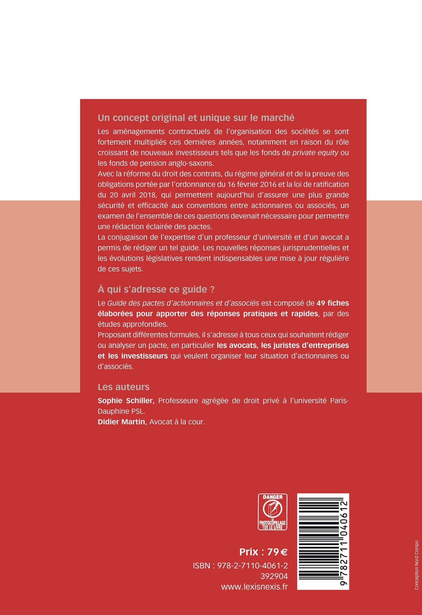 Guide des pactes d'actionnaires et d'associés 25/26
