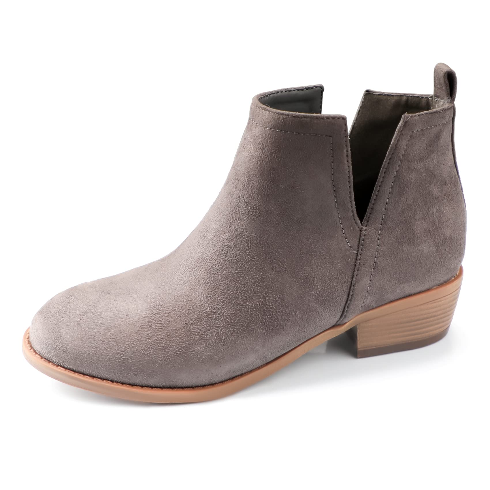 NinetinGel Ankle Boots for Women.Women's Low Heeled Booties.Fashion Thick Heel Design