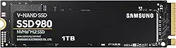 SAMSUNG 980 SSD 1TB PCle 3.0x4, NVMe M.2 2280, unidade de estado sólido interna, armazenamento para PC, laptops, jogos e mais, tecnologia HMB, Turbowrite inteligente, velocidades de até 3.500 MB/s,