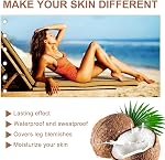 Leg Makeup Waterproof No Transfer, Full Coverage Concealer Leg Make up Cream,Body Perfector Tattoo Cover Up Makeup,Body Coverage Foundation for Legs,Even Skin Tone Daily Wear (01# Light)