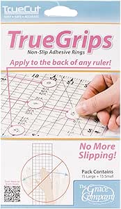 Crafters Workshop TrueCut Non-Slip Ruler Grips, 30/Pkg