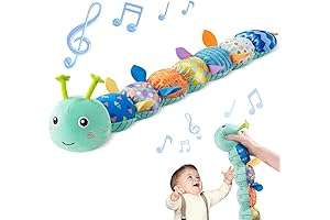 Musical Caterpillar Stuffed Animal for 0-12 Month Babies