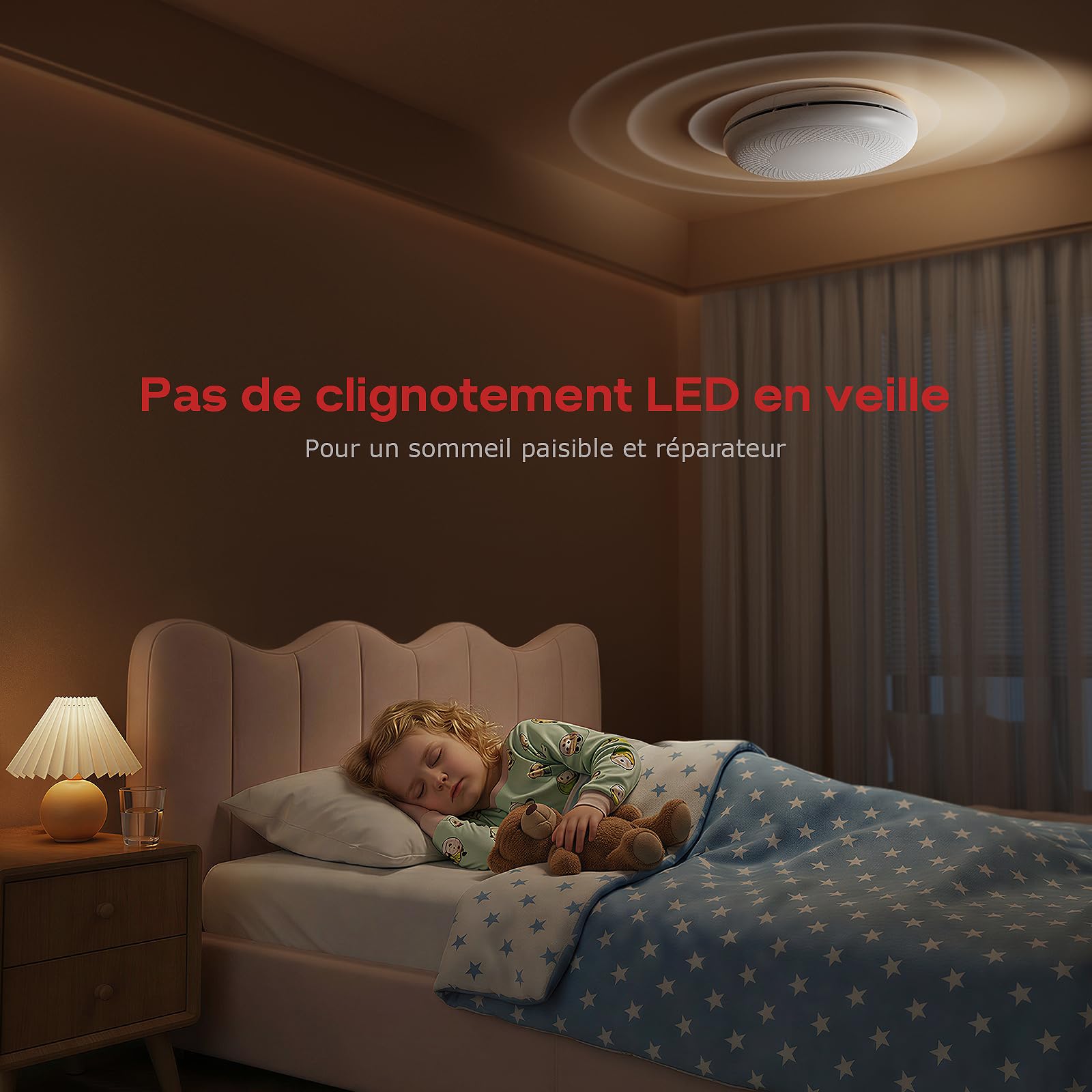 Safeliveo Détecteur de fumée WiFi avec Batterie 10 Ans, Notifications Via Application et Auto-Test, Alarme Incendie Intelligente Compatible Tuya & Smart Life, 2 pièce