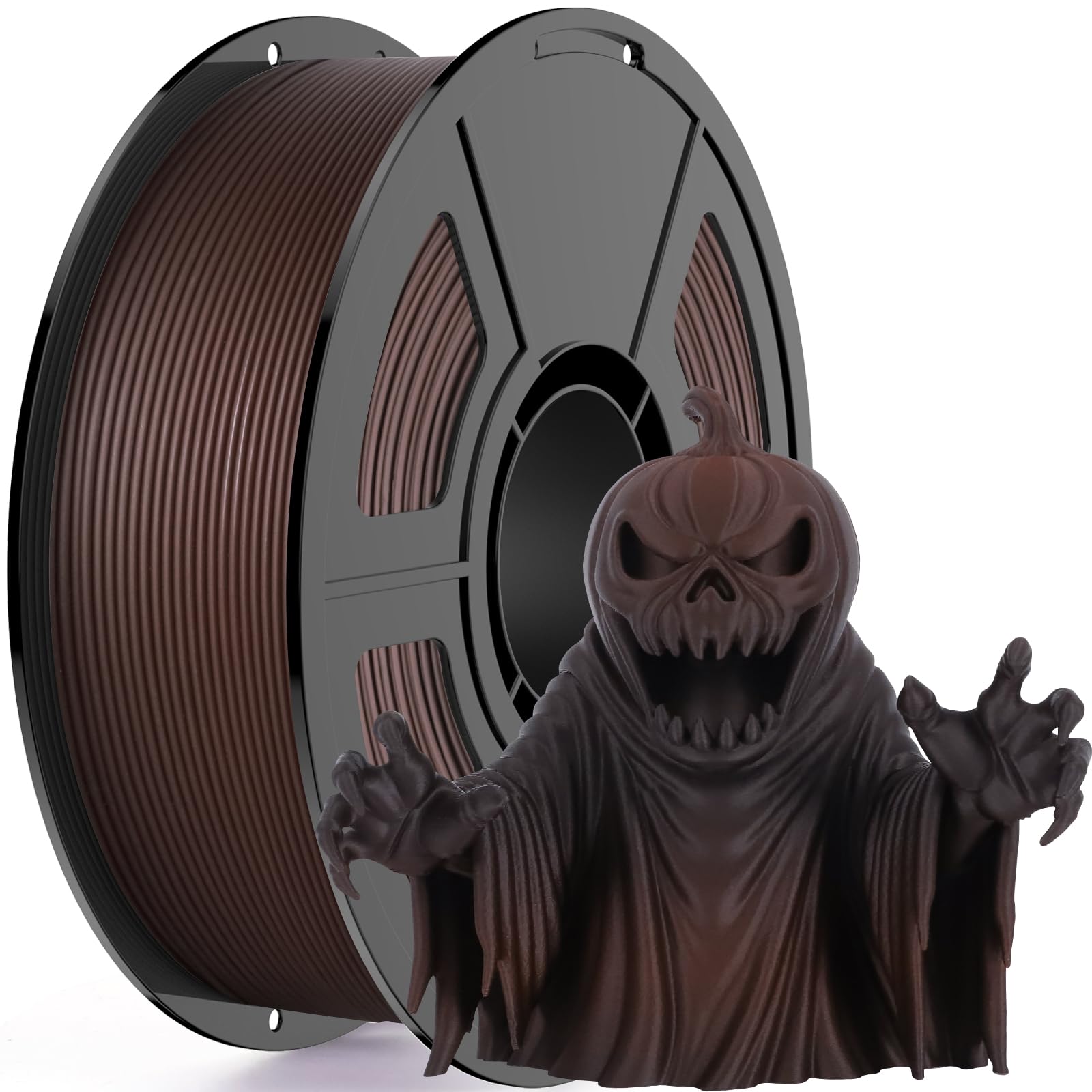 Matte Rainbow PLA Filament 3D Printing Materials, Solar Eclipse Matte Finish & High Precision Multicoloured 3D Printer Filament, Compatible with Most FDM 3D Printers (2.2lbs)