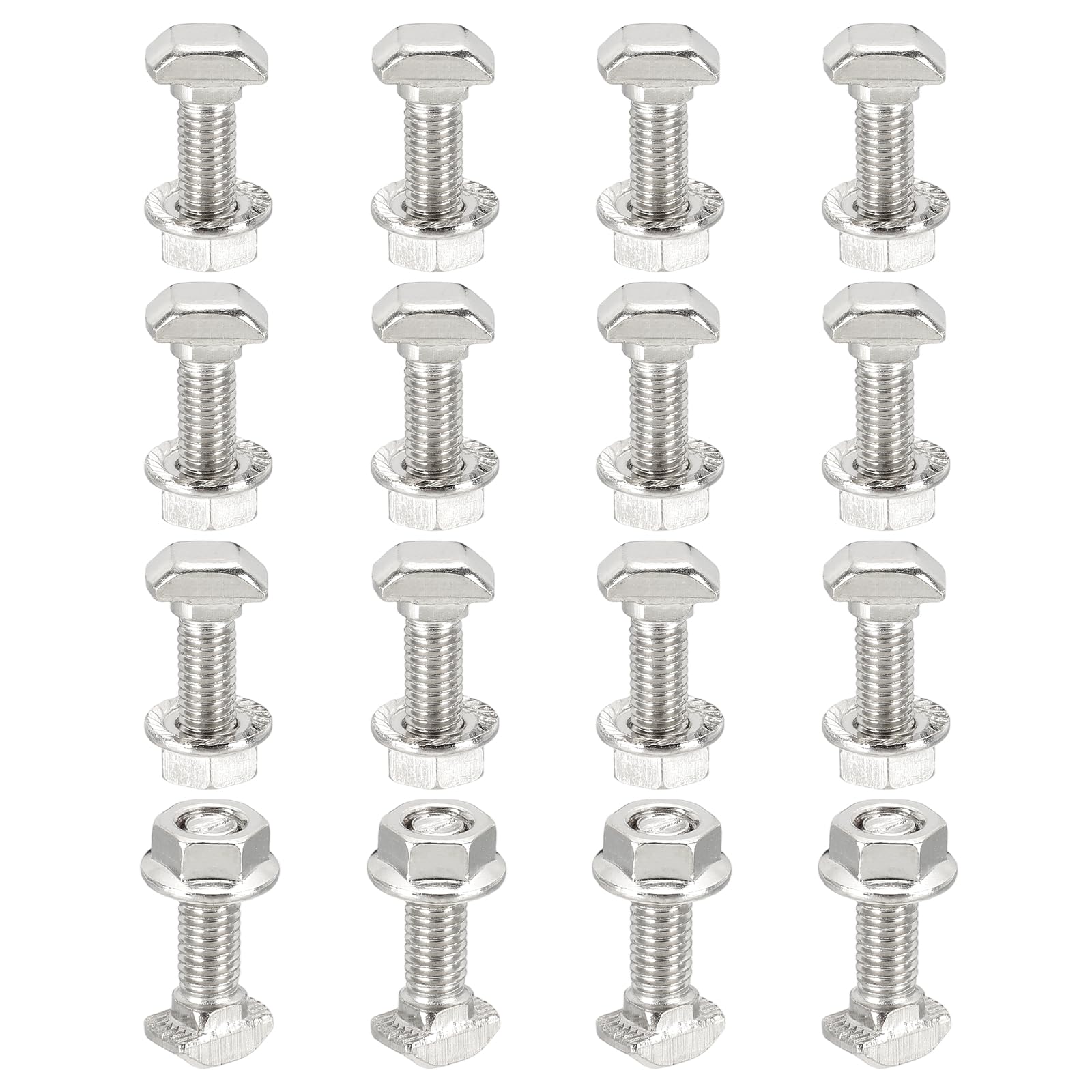 PATIKIL M5x16mm T-Slot Bolts