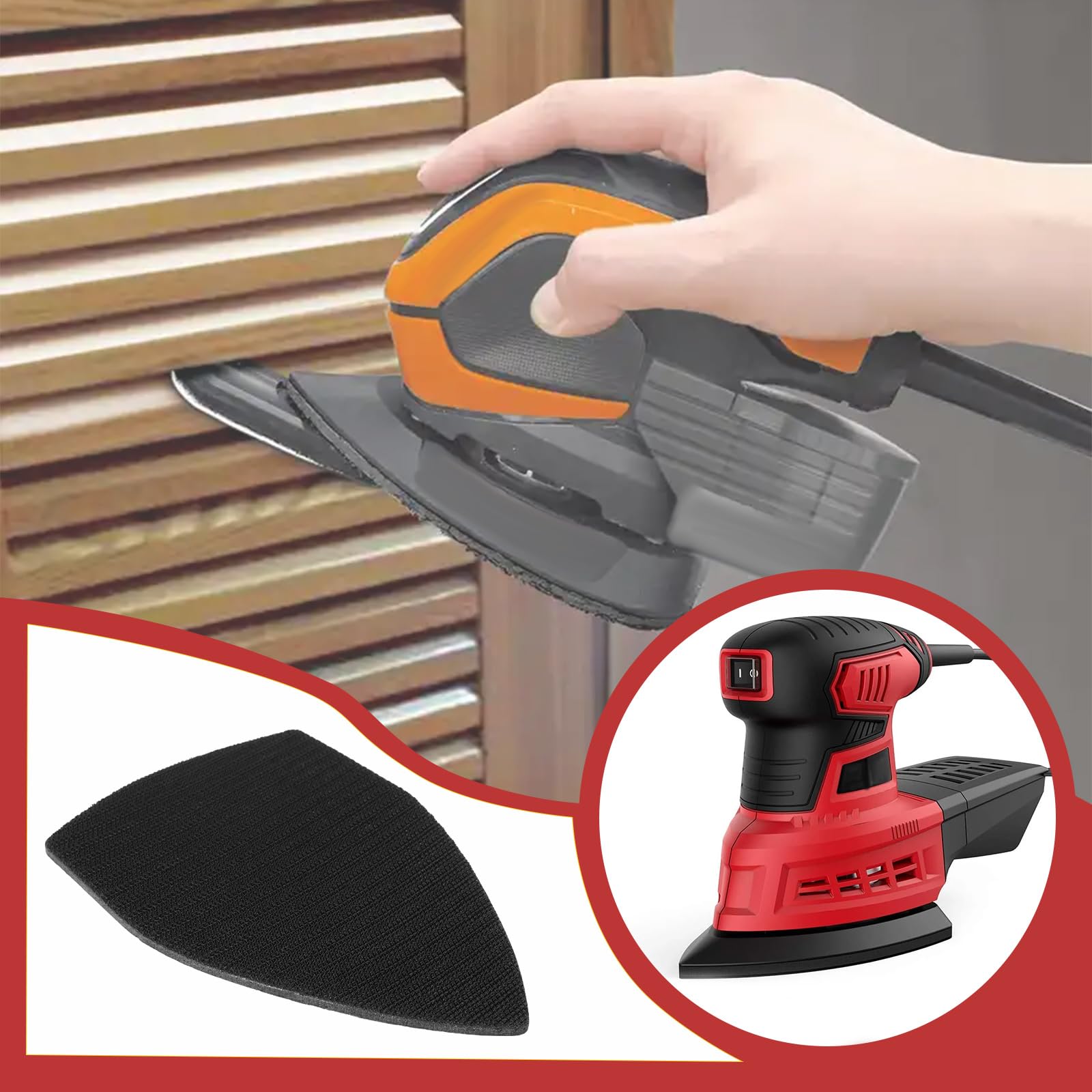 OTOTEC 2 Pezzi Di Cuscinetto Di Ricambio Con Supporto In Schiuma Da 3 Mm Per Levigatrici Di Dettaglio Levigatrici Palmari E Levigatrici A Mouse 150 Mm X 100 Mm Con Supporto In Schiuma Antiurto