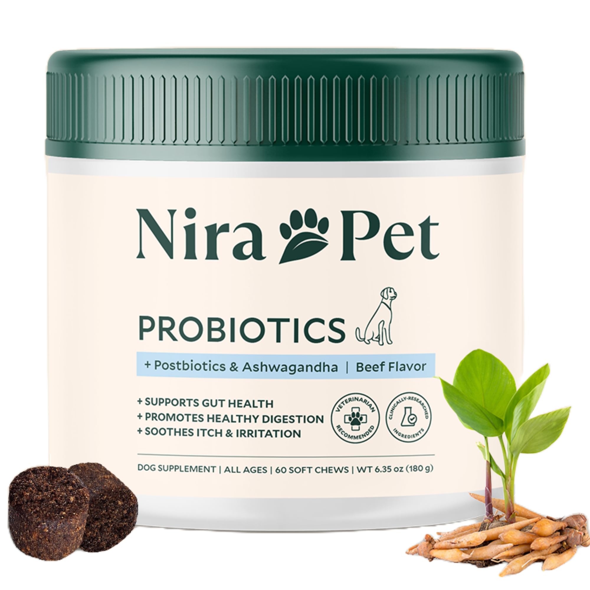Nira Pet 5-in-1 Anti-Itch Probiotics for Dogs with Colostrum