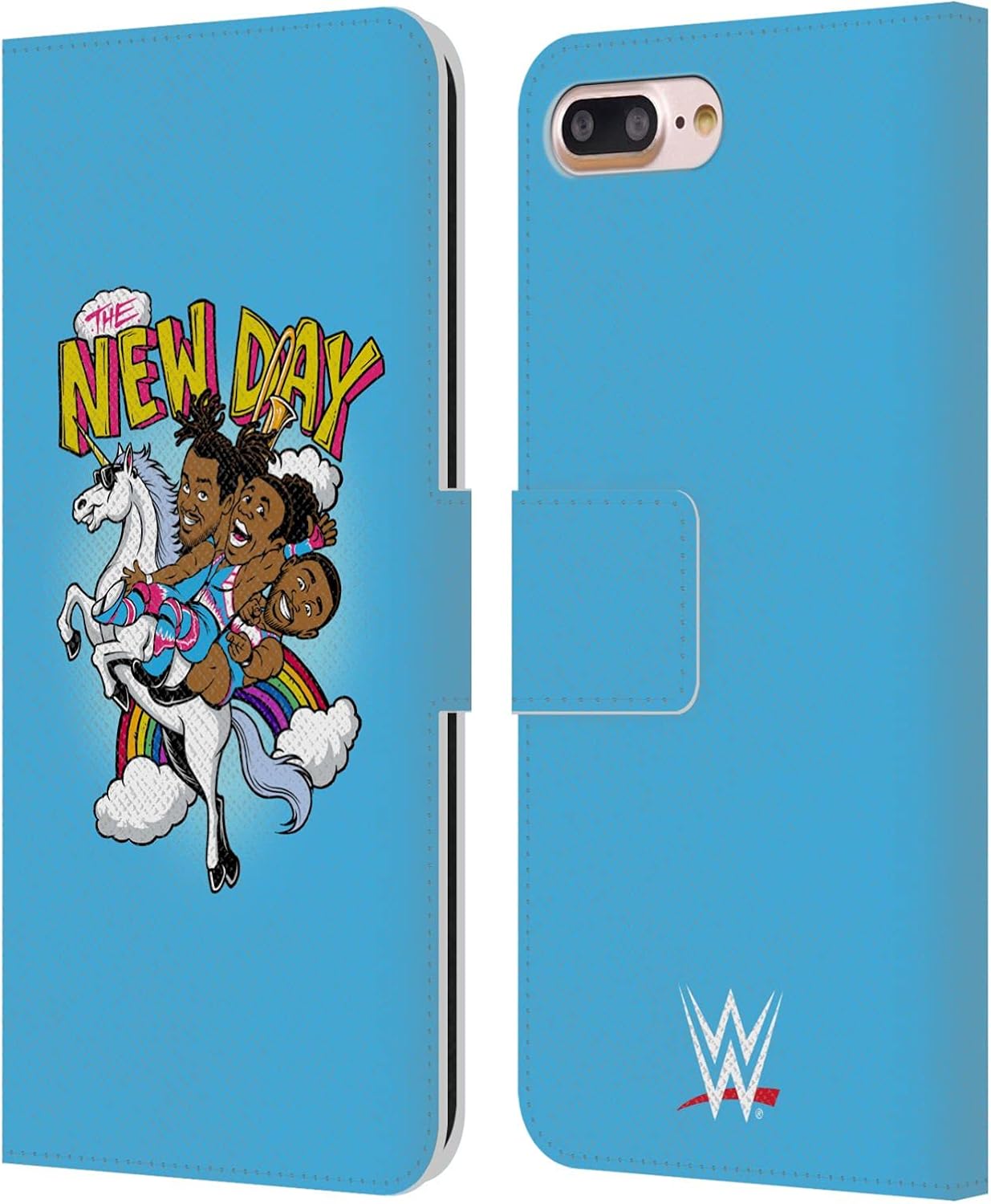 Head Case Designs Officially Licensed WWE Rocks The New Day Leather Wallet Case Compatible with Apple iPhone 13 Pro Max