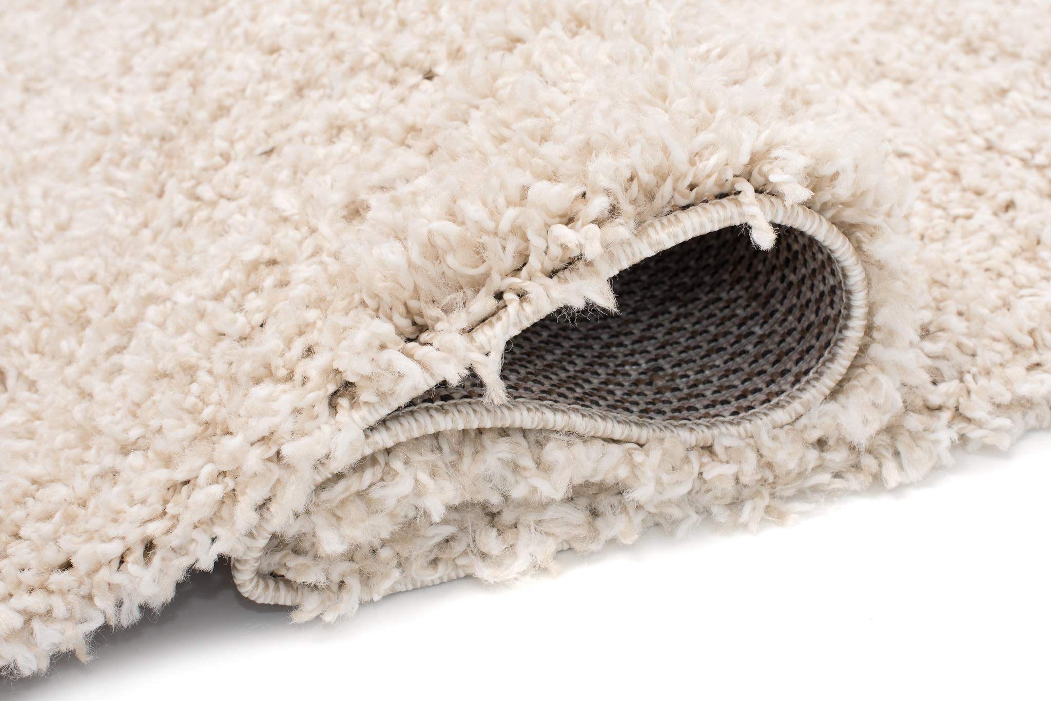 Tapiso Essence hoogpolig hoogpolig modern beige effen tapijt woonkamer