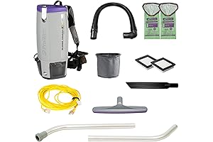 ProTeam Super Coach Pro 10 Backpack Vacuum Cleaner: Commercial-Grade Cleaning Power, Hands-Free Operation