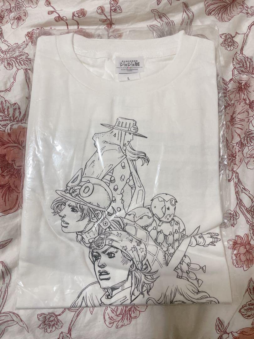 Amazon.co.jp: ジョジョ展 Tシャツ スティールボールラン 荒木飛呂彦 L