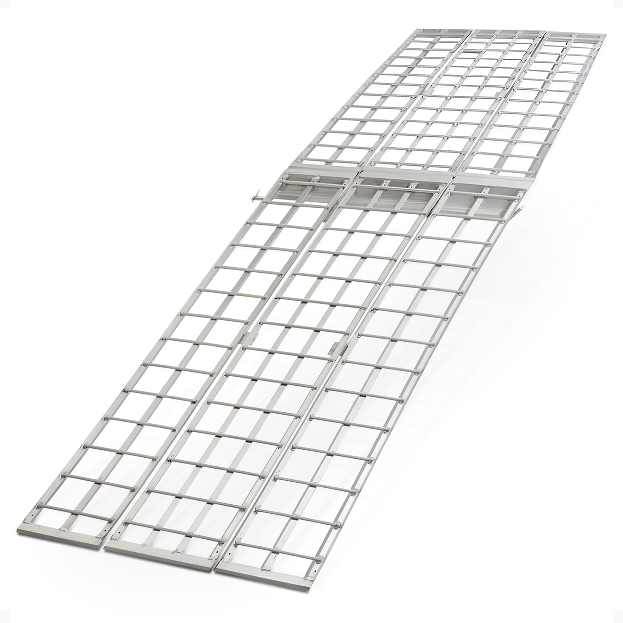 10' Black Widow Motorcycle Ramp, 1,500 lb Cap, Aluminum, Folding