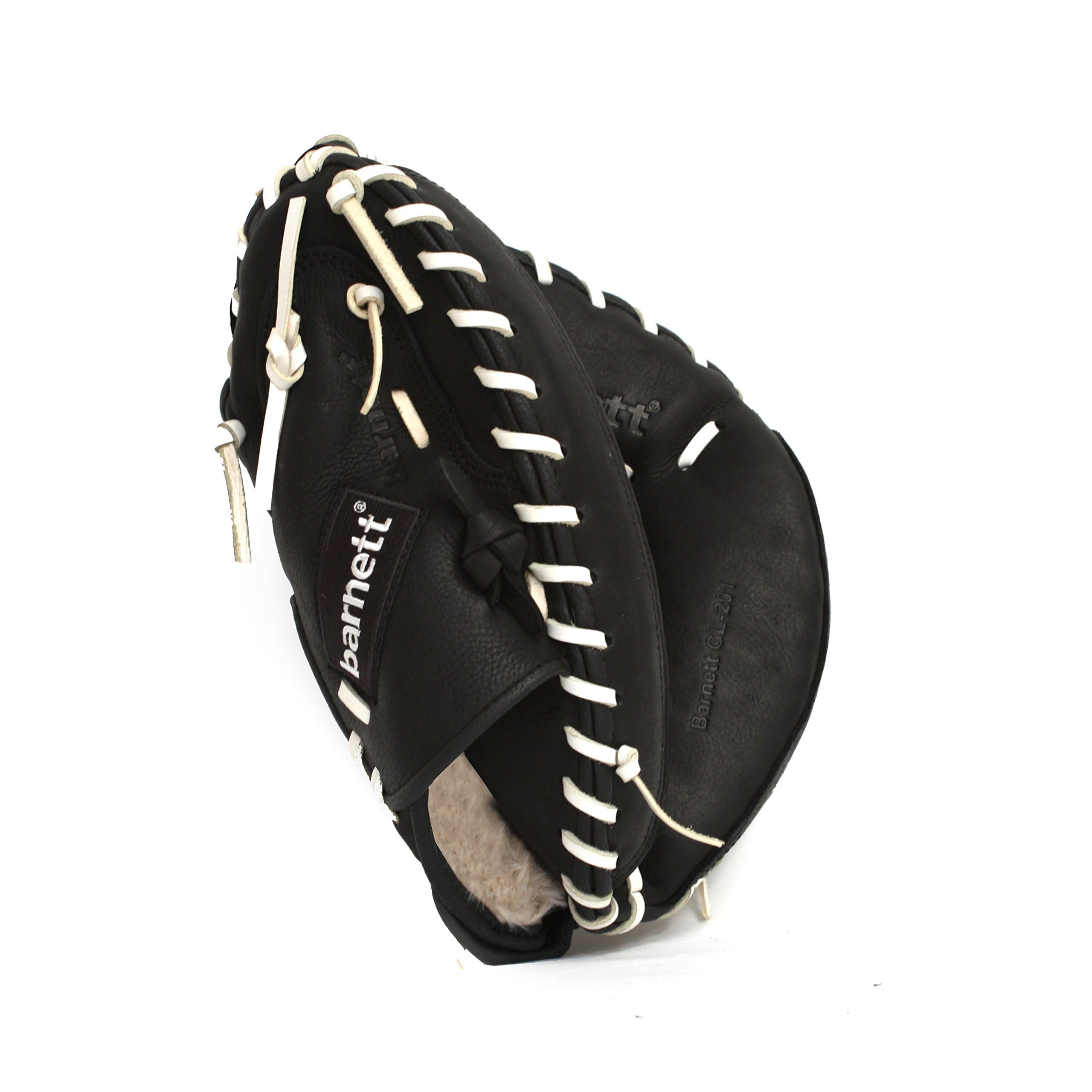 barnett GL-201 REG competition catcher baseball glove, genuine leather, adult 31", black - Image 4