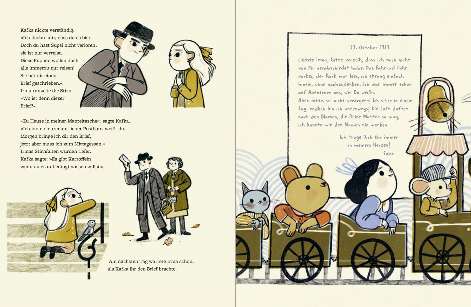 Herr Kafka und die verlorene Puppe: Poetisches Kinderbuch ab 5 Jahren - Kinderliteratur zum Vorlesen und Selberlesen