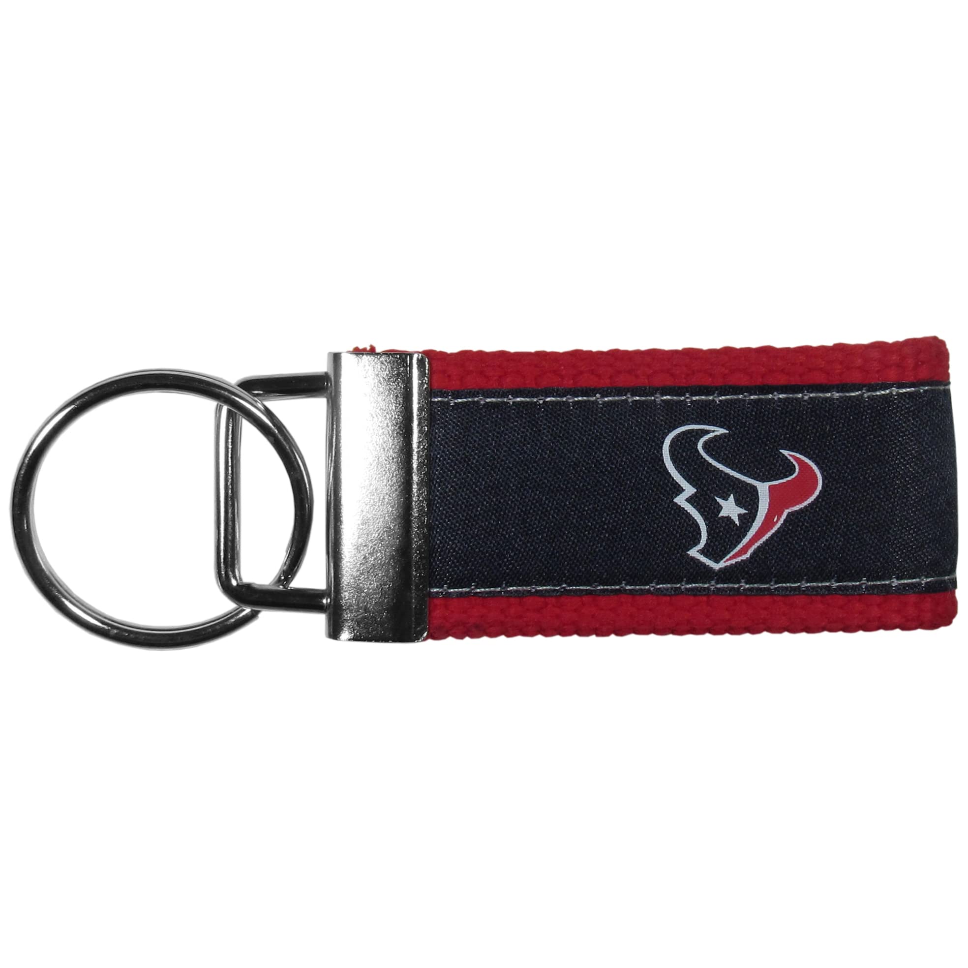 Siskiyou Sports NFL Houston Texans Woven Key Chain, One Size, Team Colors — image 1