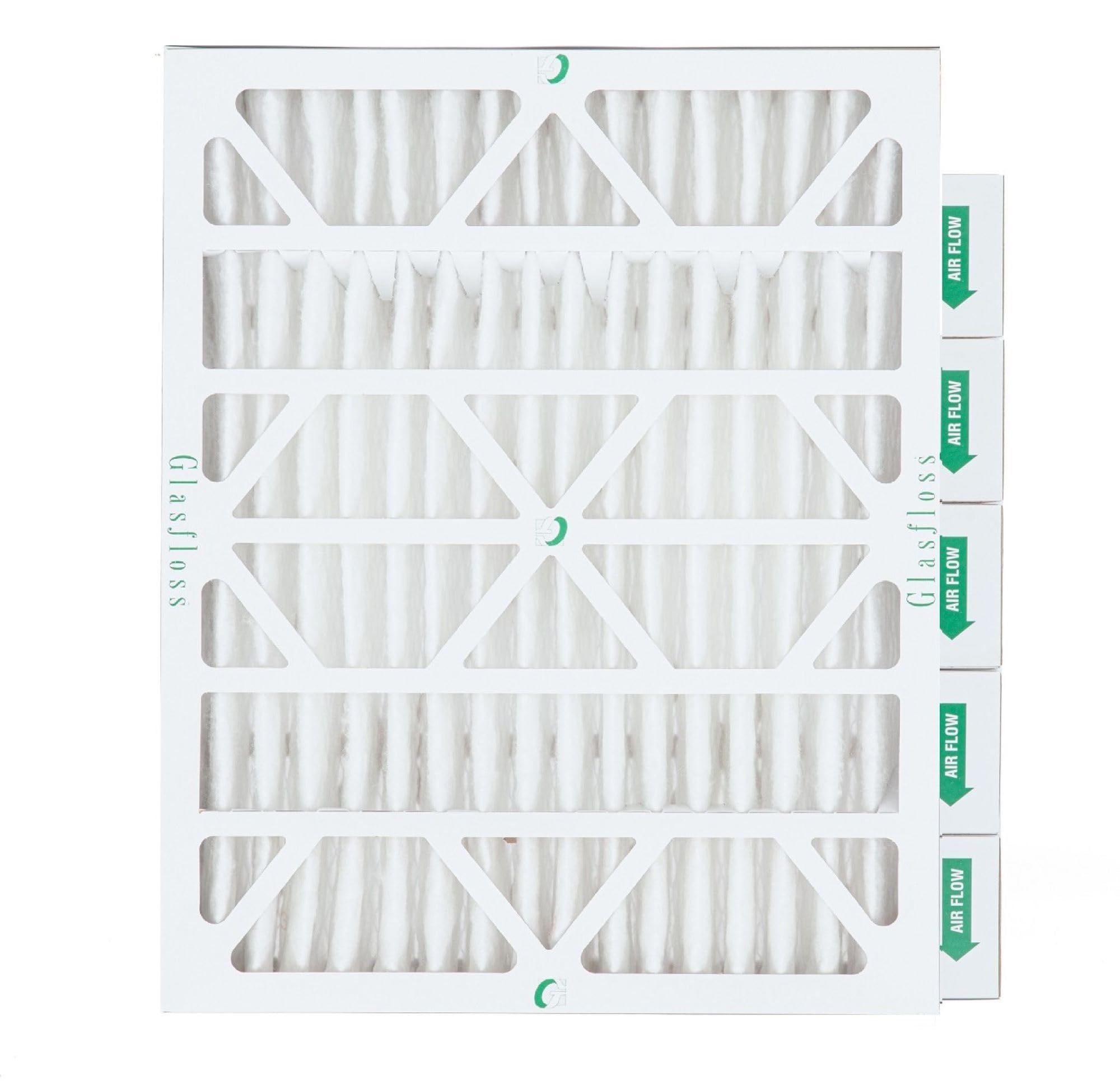 Glasfloss ZL 20x25x4 MERV 10 AC & Furnace Filters. 6 Pack. Actual Size: 19-1/2 x 24-1/2 x 3-3/4