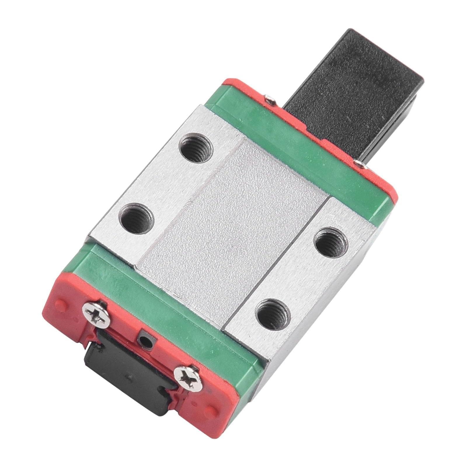 Linear Rail Block MGN9C for Automation, Robotics and 3D Printers, Miniature Guide Carriage Slider with Alloy Steel Construction, 28.9mm Length