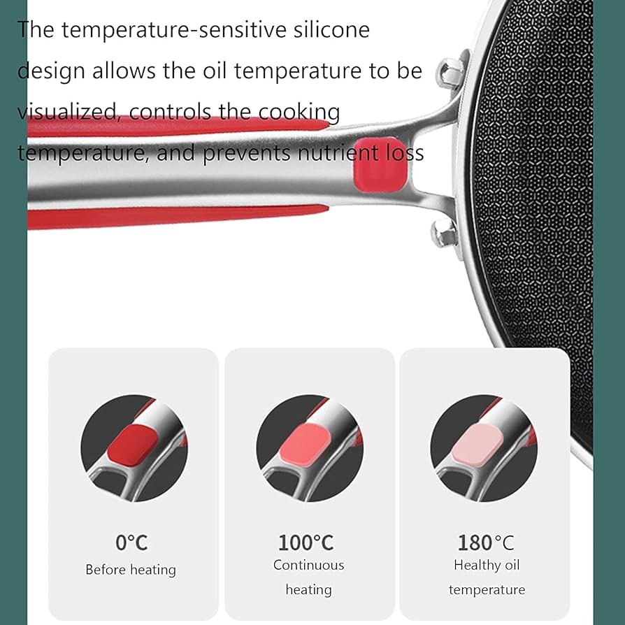 Amazon｜ふた付フライパン、きハニカム構造の316ステンレス鋼