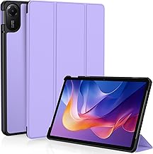 EasyAcc Case for Xiaomi Redmi Pad 2 11 Inch, Ultra Thin PU Leather Protective Case with Stand Function and Auto Wake/Sleep Case Cover (Purple)
