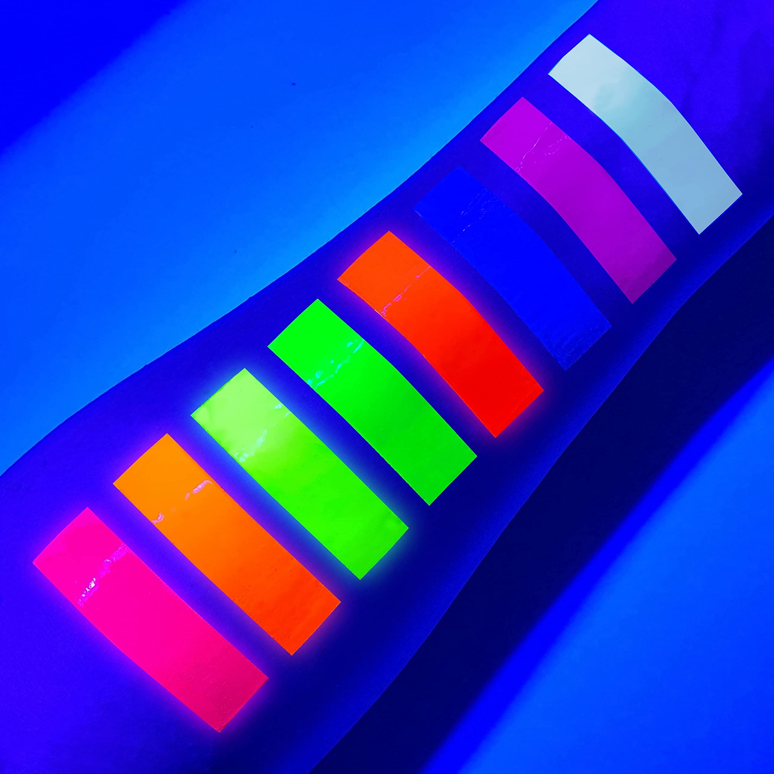 24 x 10ml UV-Bodypaint Körpermalfarben Schwarzlicht fluoreszierende Schminke Bodypainting Neon Farben Leuchtfarben