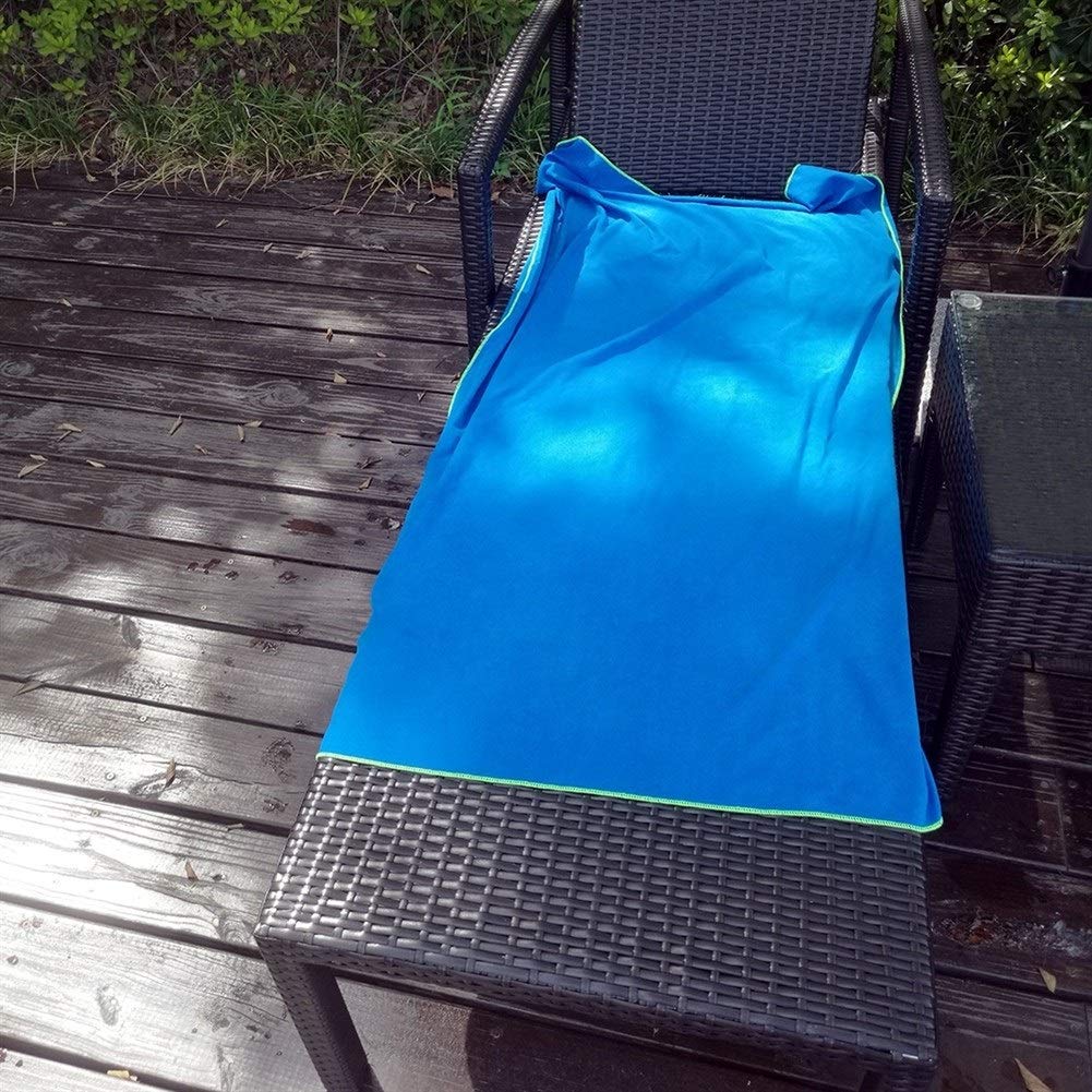 Asciugamano da Palestra 75x135cm Bagno Sportivo Spiaggia Tessuti in Microfibra Coperta Escursionismo Campeggio Nuoto Viaggio Fluffy (Color : Navy Blue, Size : 80x160cm)