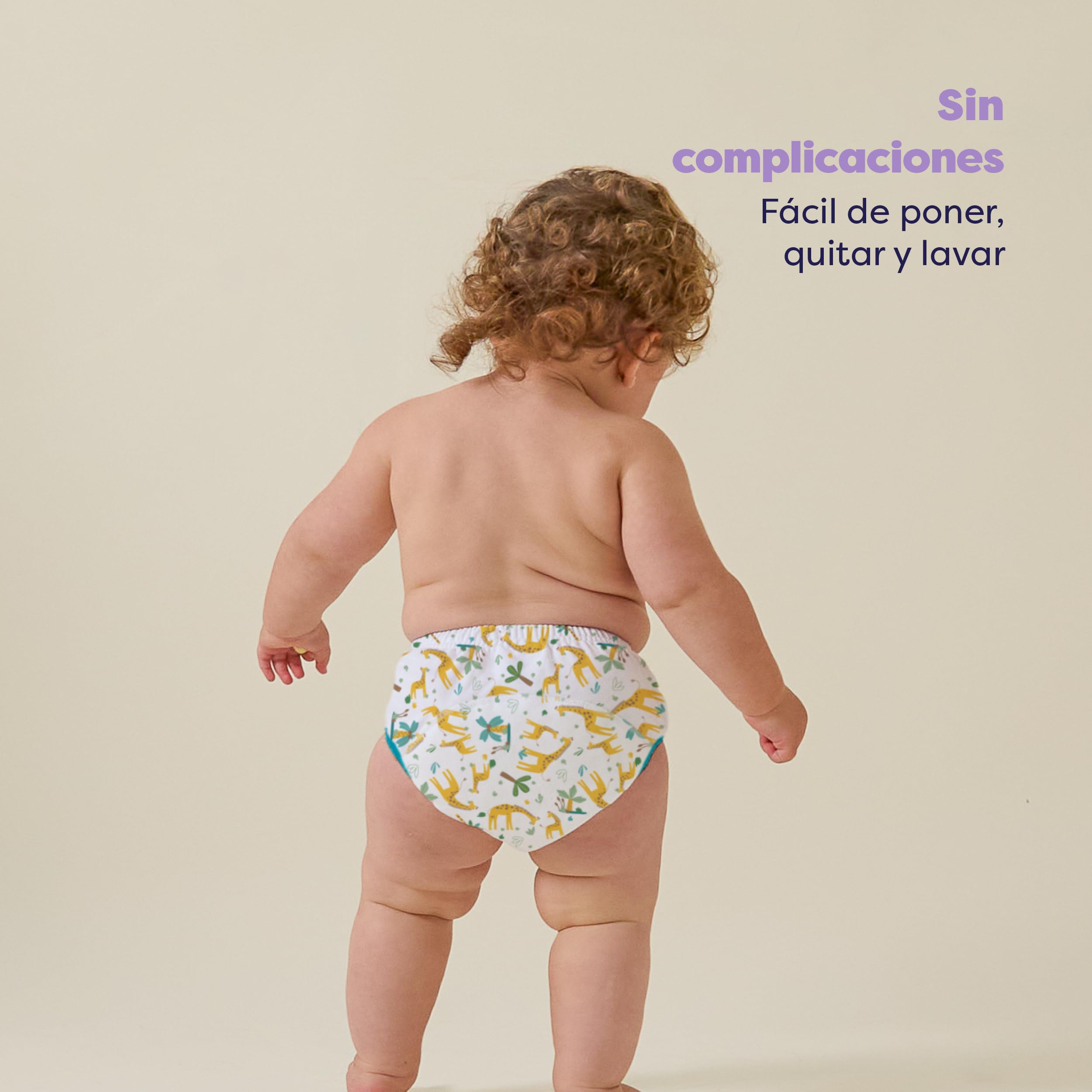 Bambino Mio, pack de 5 calzones de entrenamiento reutilizables (4-5 años) FIESTA EN EL JARDÍN - ropa interior para dejar el pañal, pantalones papa niños y niñas, niños pequeños