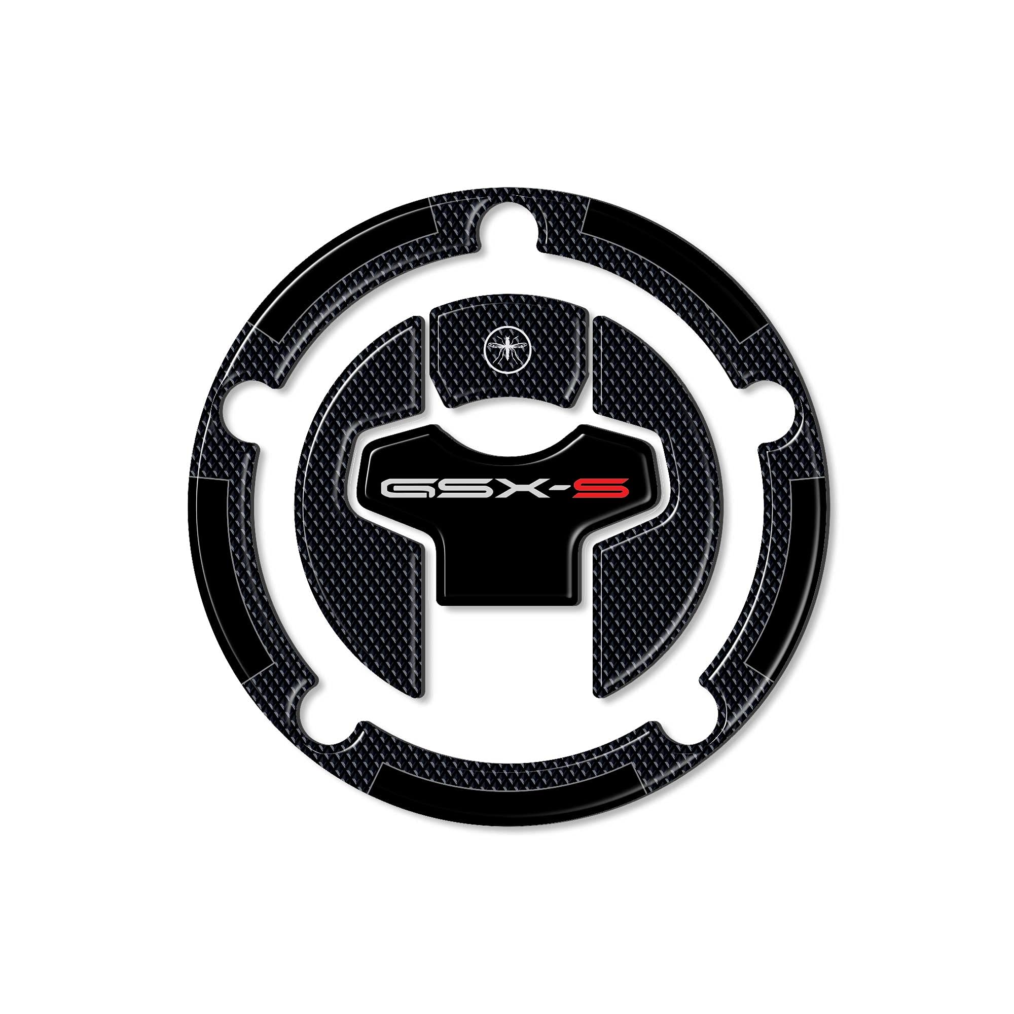 labelbike - Pegatina 3D de Resina Decoración y Protección del Tapón del Depósito Tanque de la Moto compatible con Suzuki GSX-S 950 2021-2024