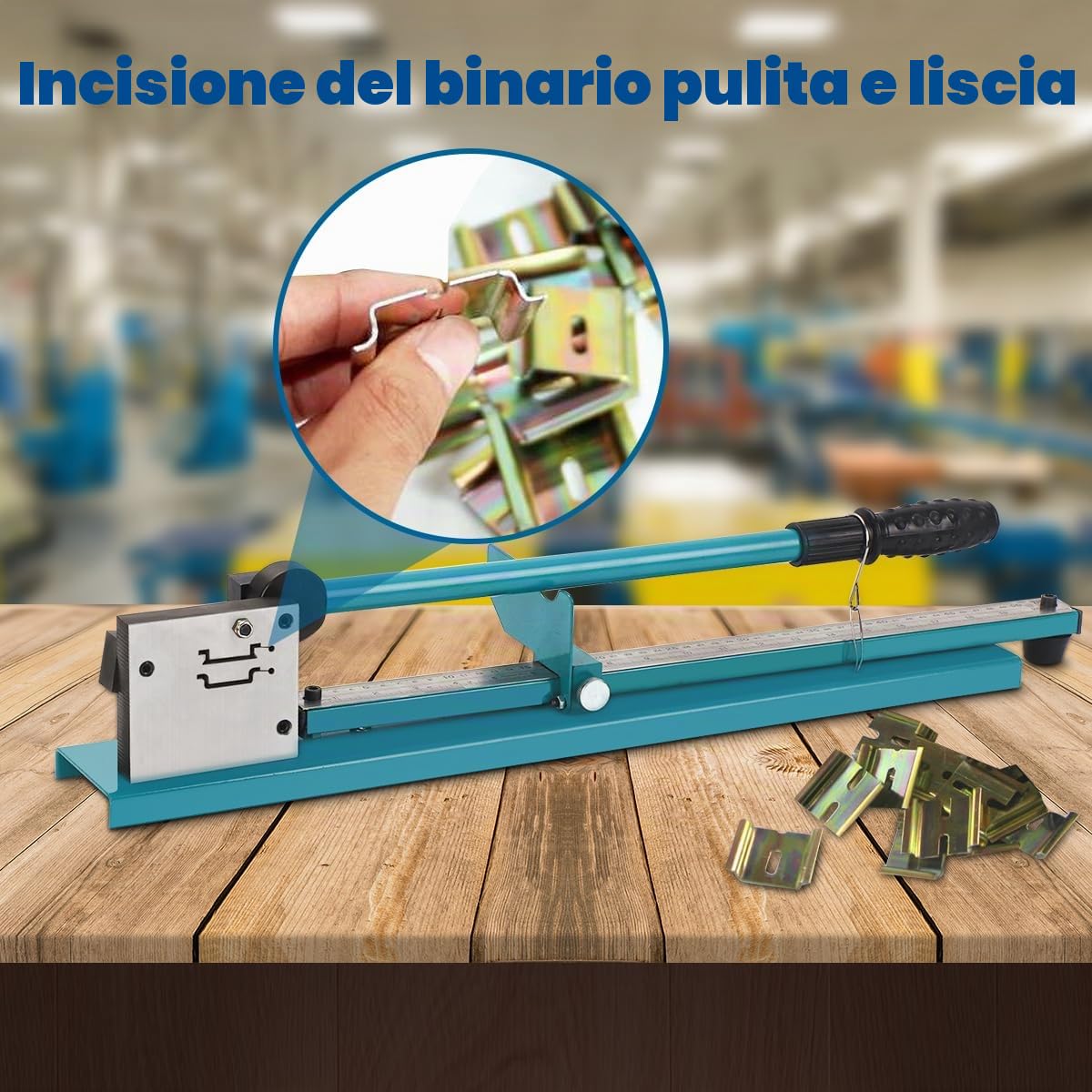 BreeRainz Taglierina per Barra DIN, Taglierina per Guida DIN a Doppia Scanalatura, per Il Taglio di Guida DIN da 35 mm