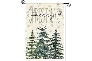 AVOIN colorlife Merry Christmas Garden Flag 12x18 Inch | Festive Winter Holiday...